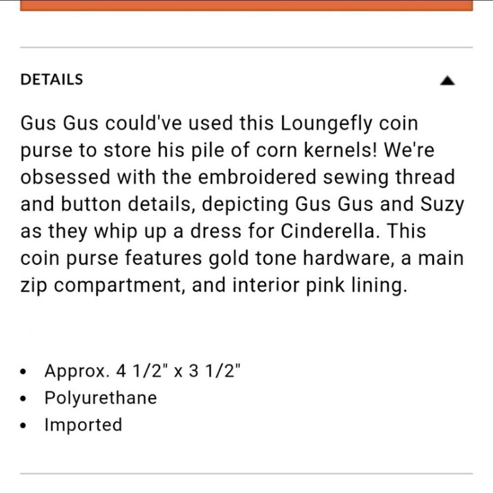 NWT Loungefly Cinderella Gus Gus and Suzy W - Picture 4 of 8